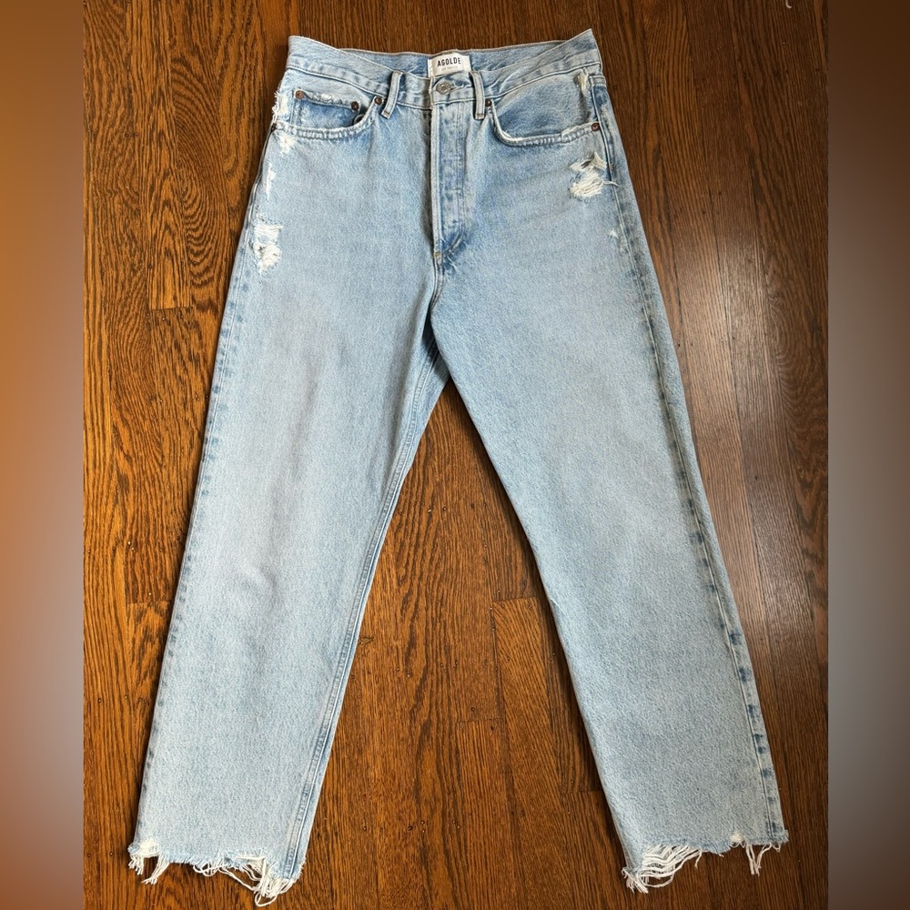AGOLDE 90s crop mid-rise straight- 25 - Picture 6 of 10